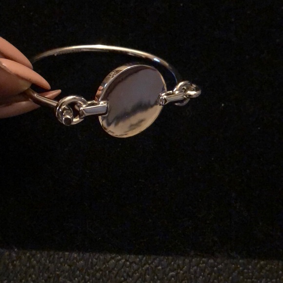 Eddie Borgo Silver Vermeil Disc Latch Cuff - Picture 1 of 4